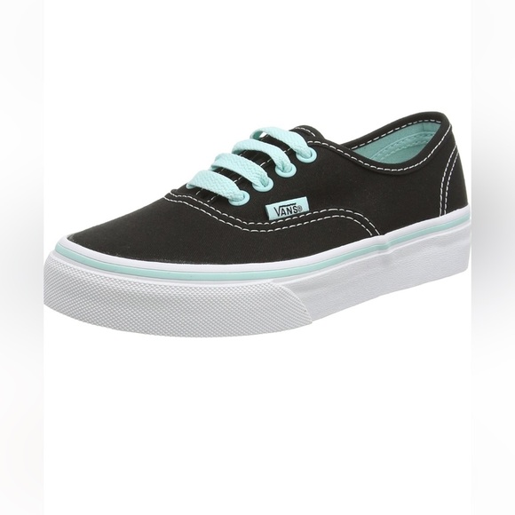 Vans Kids Girl's Authentic (Black/Blue) | New in BOX/NWT!! 🦋🖤 - Picture 1 of 10